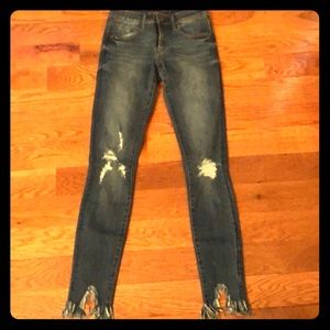 Tractr Jeans w scare crow bottom- like new